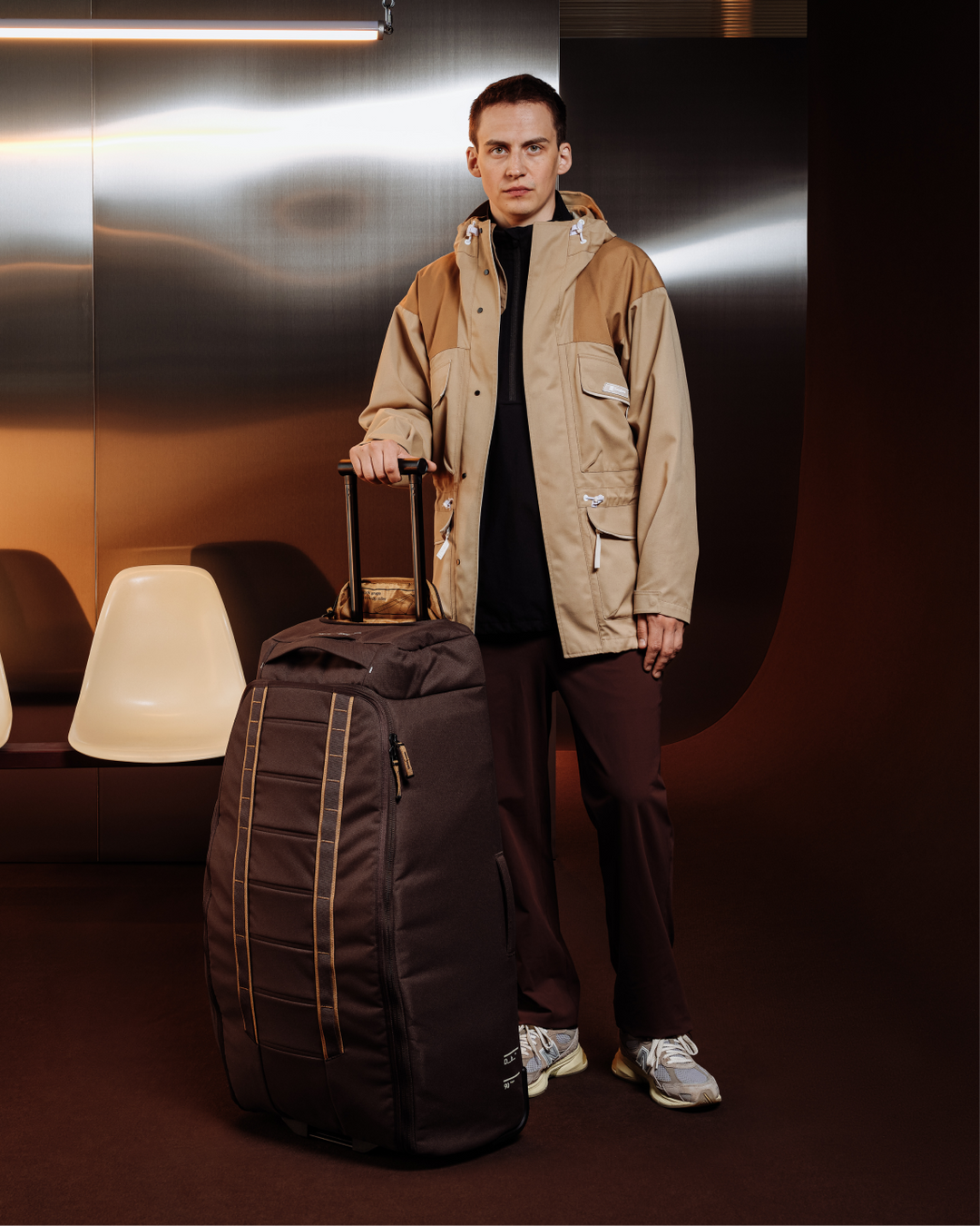 Hugger Roller Bag Check-in 90L Espresso