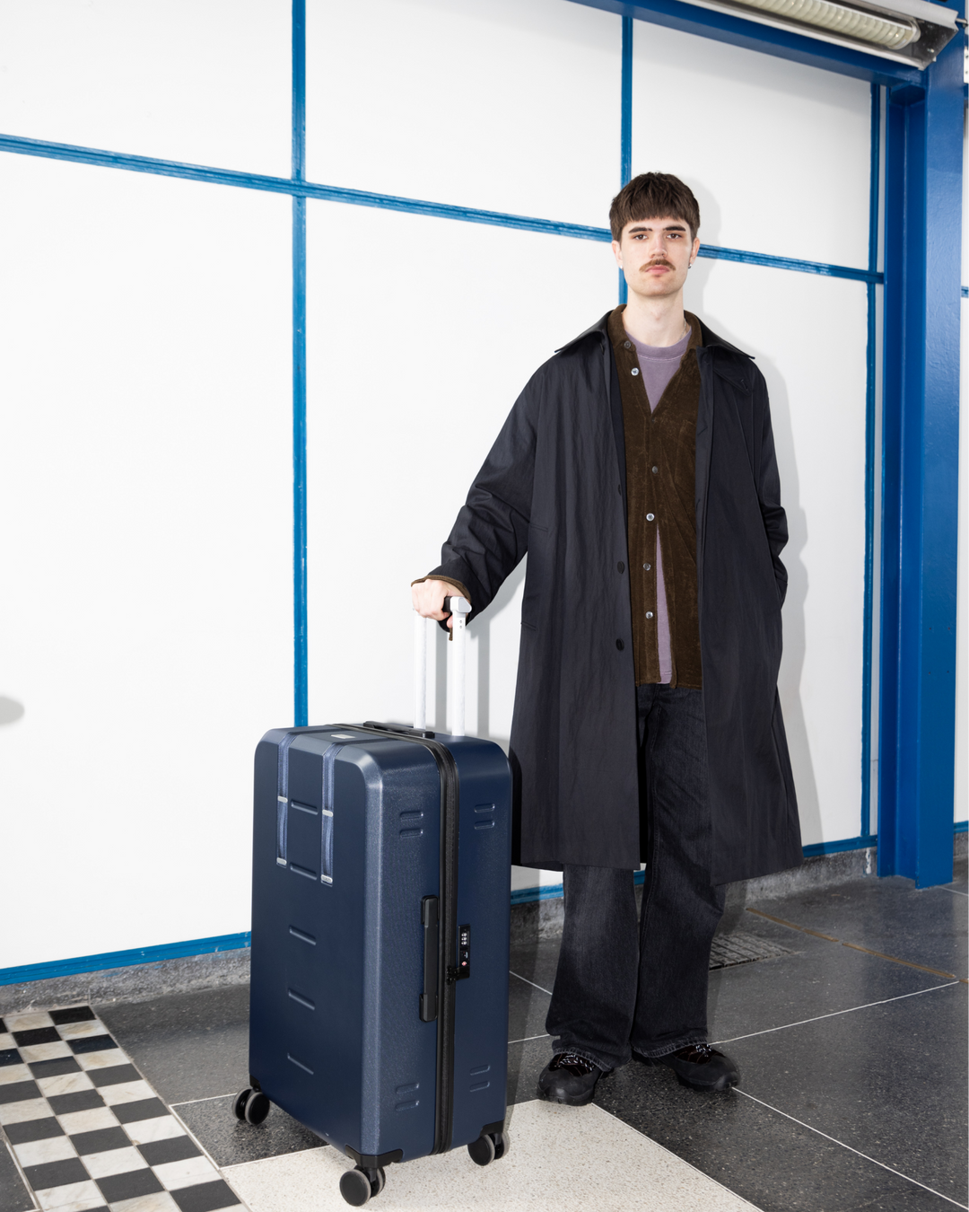 Ramverk Check-in Luggage Large Blue Hour